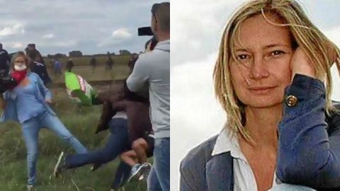 reportera hungara xenofoba