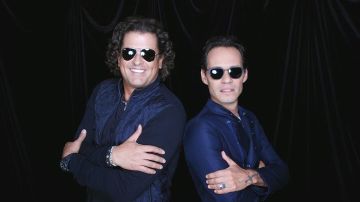 Carlos Vives y Marc Anthony continúan su gira en EEUU.