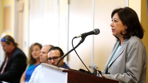 Hilda Solís, supervisora del condado de LA. (Photo by Aurelia Ventura/La Opinion)