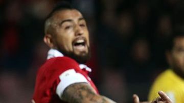 Vargas hizo el primero para los andinos.