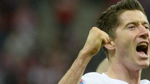 El delantero del Bayern Munich Robert Lewandowski está imparable.