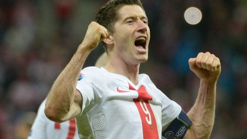 El delantero del Bayern Munich Robert Lewandowski está imparable.