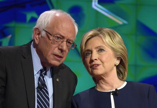 Bernie Sanders y Hillary Clinton.