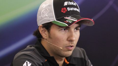 Checo luce feliz en su país.