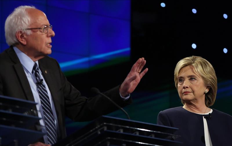 Hillary Clinton contra Bernie Sanders