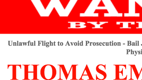 Thomás Emily Sliwinsky, ficha del FBI.