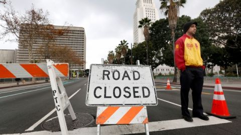 El LAPD ha anunciado cierre de calles.