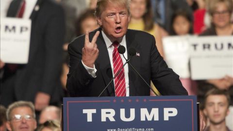 Donald Trump, precandidato republicano a la presidencia de 2016.