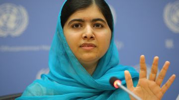 A sus 18 años, Malala da charlas en la Asamblea General de las Naciones Unidas.
