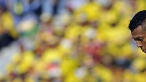 Freddy Guarin durante el partido ante Perú.