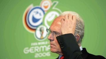 Franz Beckenbauer fue el presidente del comité organizador del Mundial.