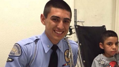 El pequeño Giovanni ha recibido apoyo por parte de varias divisiones del LAPD.