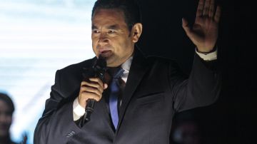Jimmy Morales, presidente electo de Guatemala.