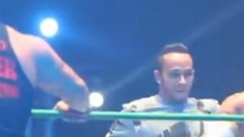 El show se dio en la Arena México, casa de la lucha libre 'azteca'.