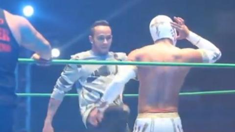 El show se dio en la Arena México, casa de la lucha libre 'azteca'.