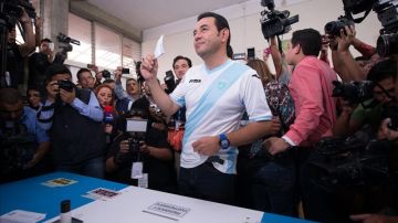 El presidente electo de Guatemala, Jimmy Morales.
