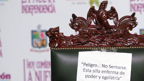 La silla de Rodrigo Medina, el anterior Gobernador de Nuevo León