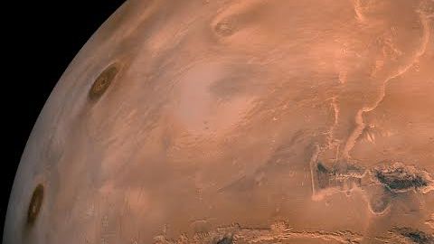 Marte, el planeta rojo.