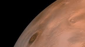 Marte, el planeta rojo.