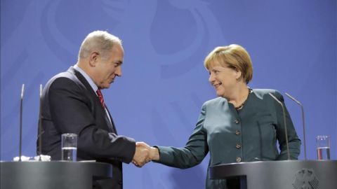 merkel netanyahu