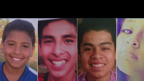 (De izq. a der.) Matthew Melo, Alex Sotelo, Brandon Moreno, Jenny Campos y Jenny Bahena.