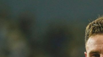 Layún festeja su gol en Haifa.