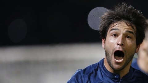 Lodeiro celebra el gol de la discordia.