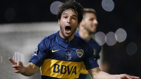 Lodeiro celebra el gol de la discordia.