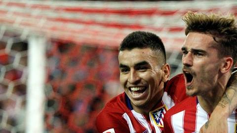 El festejo de Griezmann.