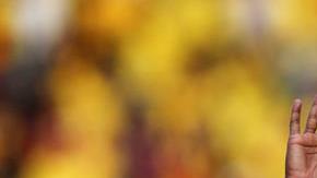 Fidel Martínez y el festejo de su gol.