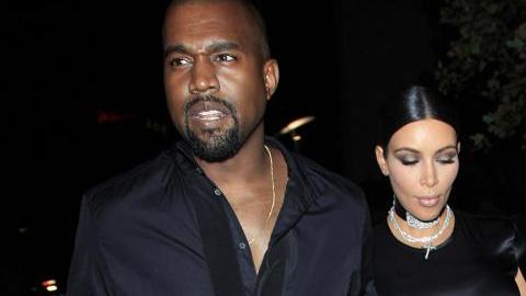 Kim Kardashian y Kanye West.