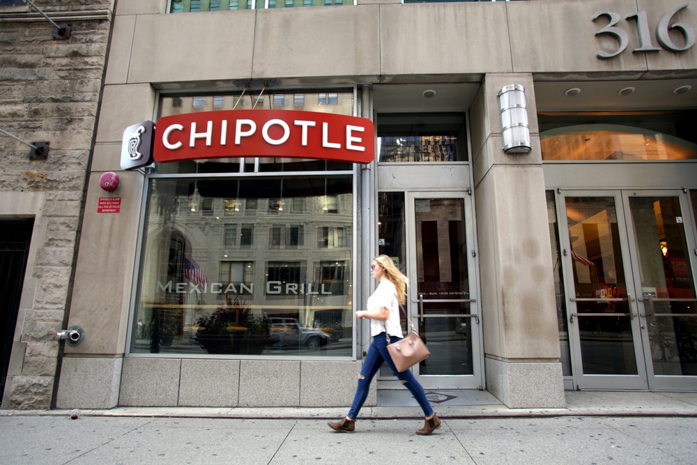Chipotle cierra restaurantes en Washington y Oregón por un brote de E