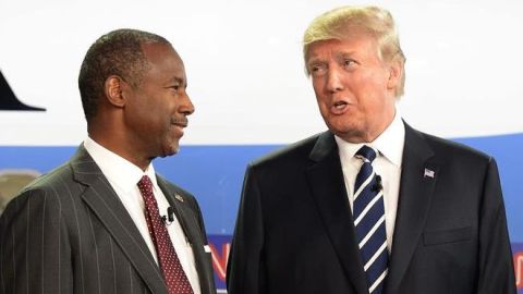 Trump destronó a Ben Carson, quien estuvo en la delantera por un par de semanas.