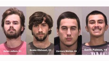 Los cuatro hombres fueron detenidos el pasado sábado en Fremont, California.