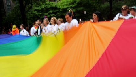 Participantes en el Desfile del Orgullo de 2015.