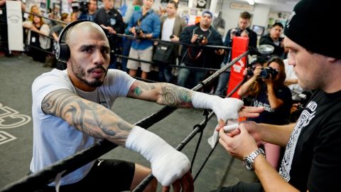 Cotto lució un poco 'maltratado'.