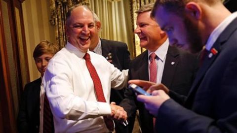 John Bel Edwards gobernador electo de Louisiana.