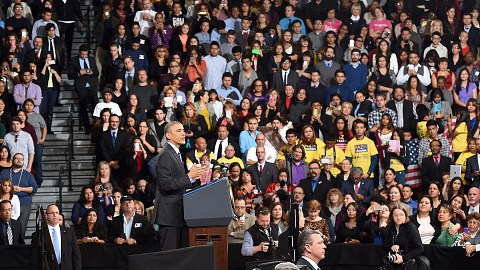 Hace un año, en Las Vegas, el Presidente Obama anunció las órdenes ejecutivas de inmigración para legalizar a  indocumentados en forma temporal.