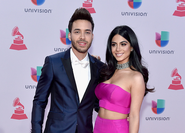 Prince Royce y Emeraude Toubia.