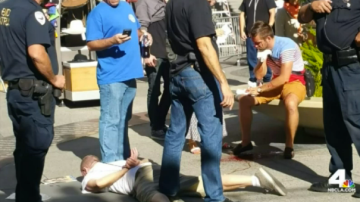 Agentes del NYPD detuvieron al atacante.