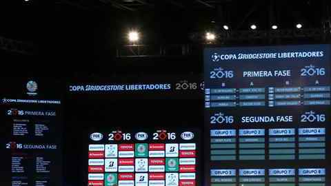 El sorteo maratónico de la Libertadores duró casi tres horas.