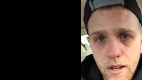 Jeff Lewis, de 22 años, contó con lágrimas en los ojos cómo en una iglesia de Ohio le dieron $700 de propina.