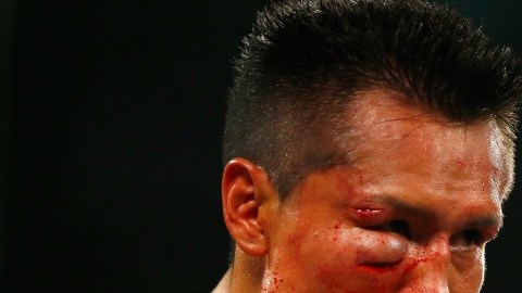Francisco Vargas durante su intense pelea contra Takashi Miura el pasado 21 de noviembre en Las Vegas.