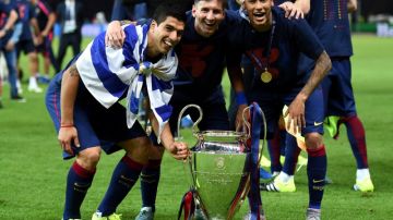 Lionel Messi, Luis Suárez y Neymar coronaron un año histórica en su carrera deportiva.