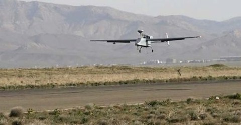 Drone en vuelo.