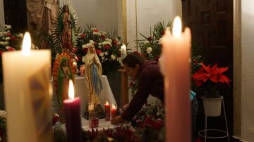 Iglesia San Roque lista para navidad