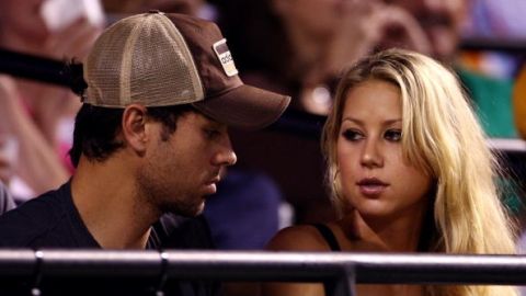 Enrique Iglesias y Anna Kournikova.