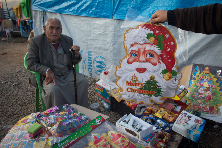 Voluntarios visitarán centros de refugiados en Irak para celebrar la Navidad con ellos. 