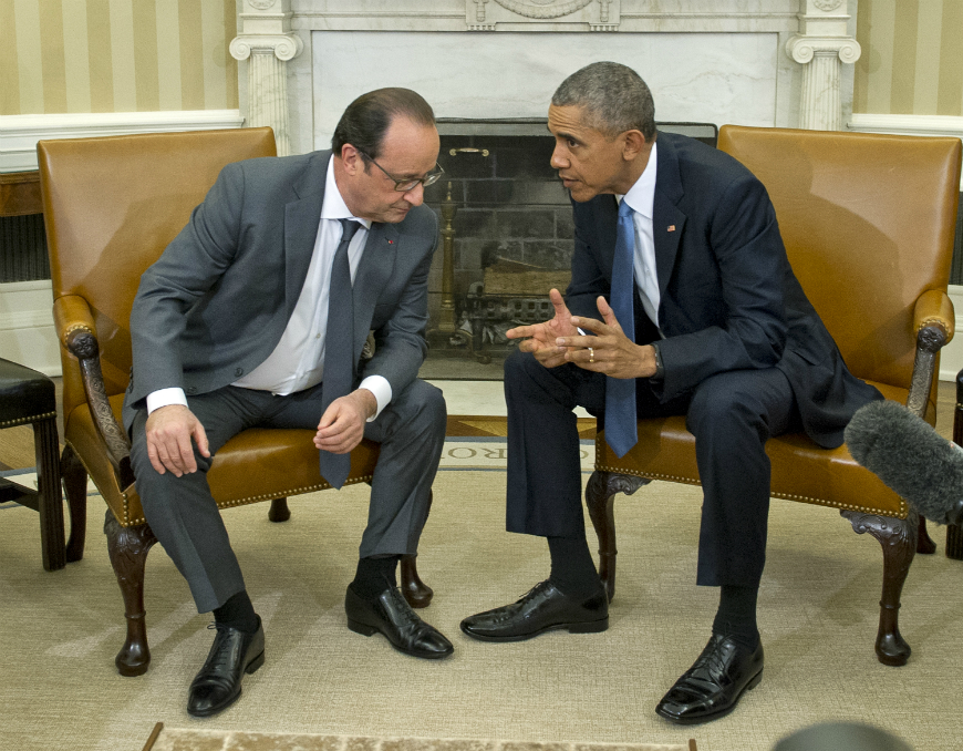 President Barack Obama and President François Hollande