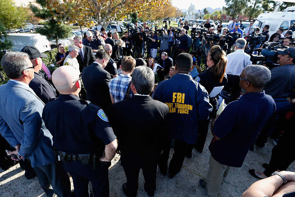 <> on December 2, 2015 in San Bernardino, California.